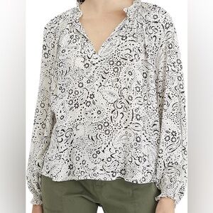 Sanctuary XL Plus Size Eva Flowy Career Blouse Y
